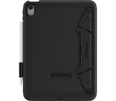 Otterbox OtterBox Defender-standaardhoes voor iPad 10th gen, schokbestendig, ultra robuuste met ingebouwde schermbeschermer, 2x getest volgens militaire standaard, Zwart