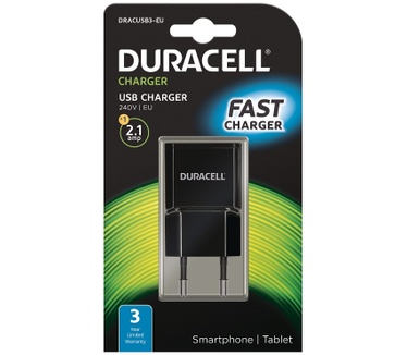 Duracell 2.1A USB Phone/Tablet Charger