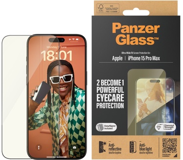 PanzerGlass UWF Anti Reflective & Bluelight (Apple - iPhone 15 Pro Max)
