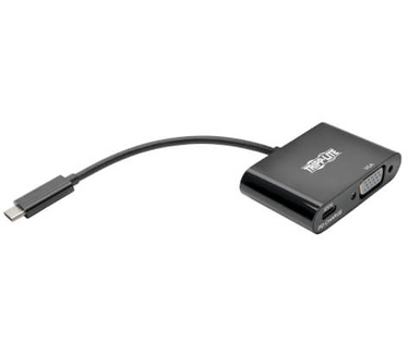 Tripp-Lite USB C to VGA Adapter Zwart