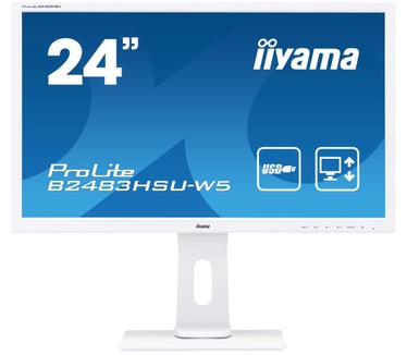 Iiyama ProLite B2483HSU-W5 Wit
