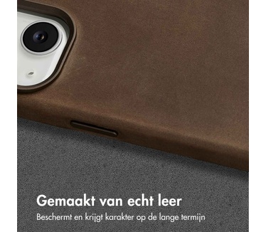 Accezz Vintage Leather Magsafe Backcover