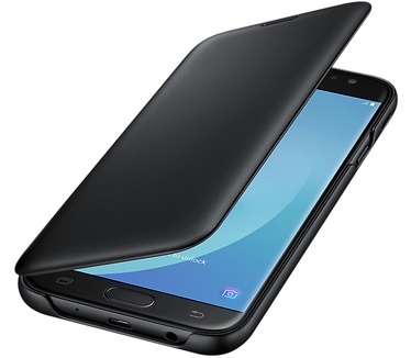 Samsung Galaxy J7 (2017) Wallet Cover (Samsung Galaxy J7 (2017)) Zwart