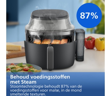 Philips Novaplus Philips Airfryer 5000-serie met stoom 7,2 l