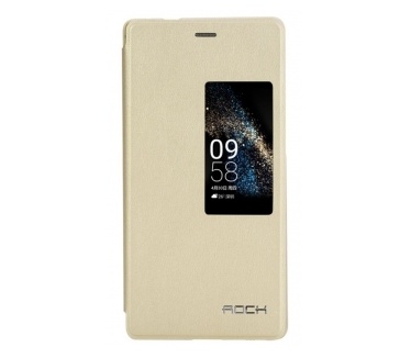 Rock Huawei P8 Smart View Cover - goud
