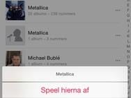 Muziekspeler iOS 8.4