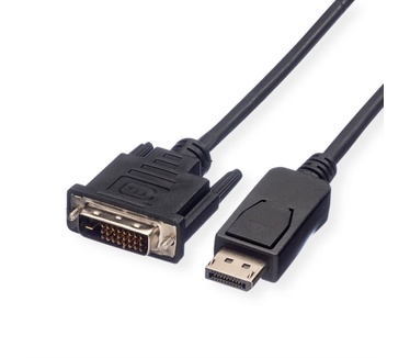 Value DisplayPort Kabel DP Male - DVI (24+1) Male, LSOH 1,0m