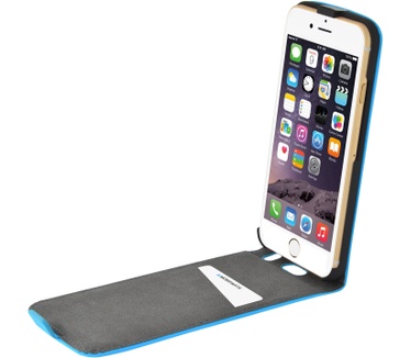 Mobiparts Premium Flip Case Apple iPhone 6, iPhone 6S Light Blue