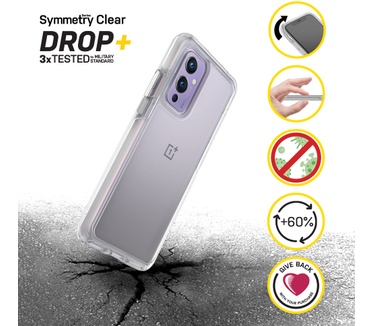 Otterbox Symmetry Clear Series voor OnePlus 9 5G, transparant
