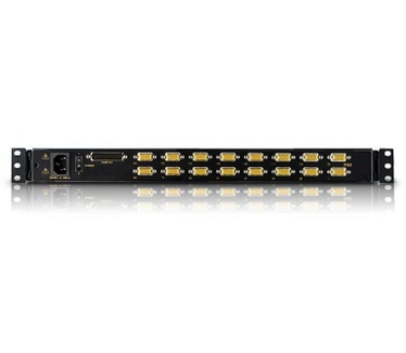 Aten 16-poorts PS/2 VGA LCD KVM-schakelaar met Ketenverbindingpoort