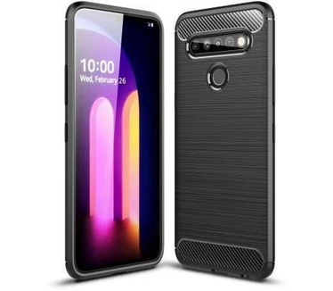 qMust LG K61 Rugged TPU Case - Zwart