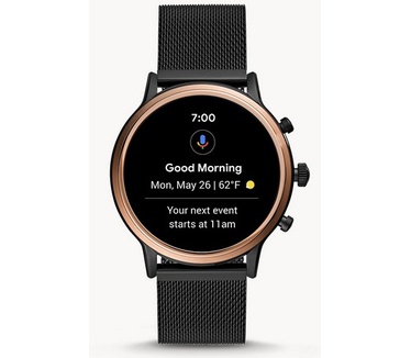 Fossil Julianna HR Gen 5 FTW6036 Rosé Goud (Zwart)
