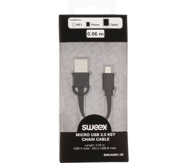 Sweex USB 2.0 / Micro-USB, 0.06 m