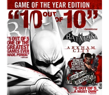 Batman: Arkham City Game Of The Year Edition, Xbox 360