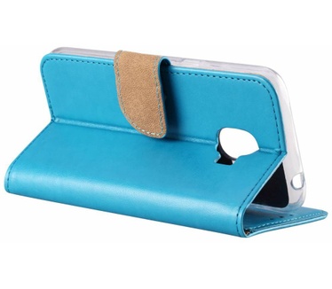 Luxe Lederen Bookcase hoesje voor de Samsung Galaxy Grand Prime Pro 2018 - Blauw (Samsung Galaxy Grand Prime Pro 2018) Blauw