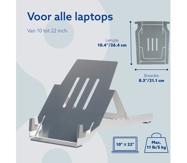 R-Go Tools Riser Basic Laptopstandaard