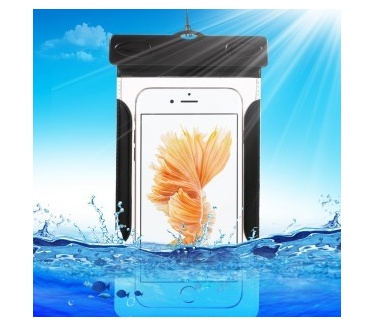 qMust Universeel spatwaterdicht hoesje - 4.8 t/m 5.5 inch - Black