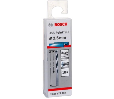 Bosch HSS Spiraalboor PointTeQ