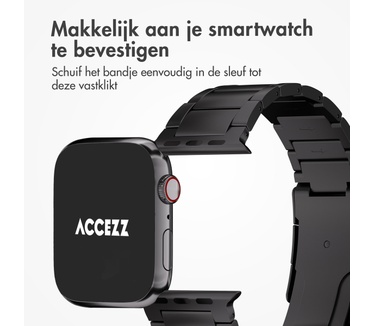 Accezz Titanium stalen bandje