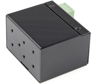 Startech.com Industrial Glasvezel naar Ethernet Media Converter 100Mbps SFP naar RJ45/Cat6 Netwerk Single Mode/Multi Mode Fiber naar Koper 12-56V DC IP-30/ -40 tot +75C