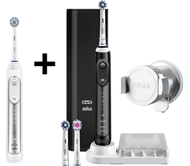 Oral-B GENIUS 9000 met Extra Body - Black and White tandenborstel