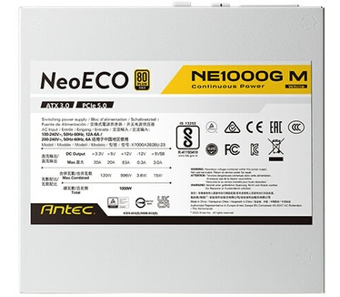 Antec NE1000G M White ATX 3.0