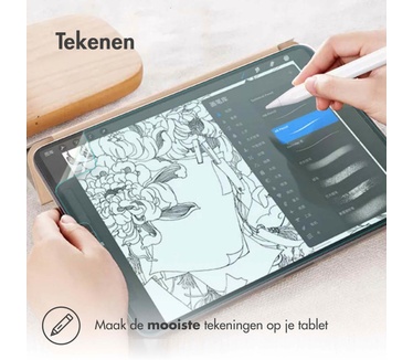 Accezz Paper Feel Screenprotector Samsung Galaxy Tab S9 FE Plus / Tab S9 Plus / S8 Plus / S7 Plus / Tab S7 FE 5G
