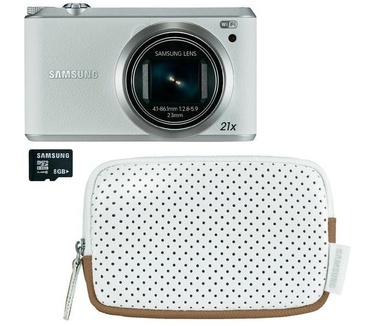 Samsung WB352F + tas + 8GB microSD Wit