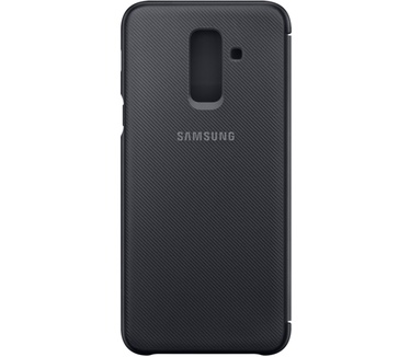 Samsung Galaxy A6+ Wallet Cover (Galaxy A6+) Zwart