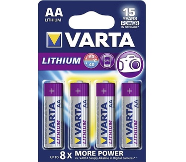 Varta 6106301404 BATT LR06 AA LITH