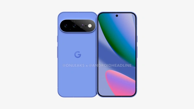 CAD-renders Pixel 11 (links) en Pixel 10