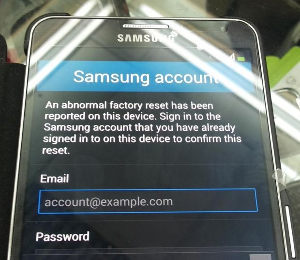 Samsung Reactivation Lock