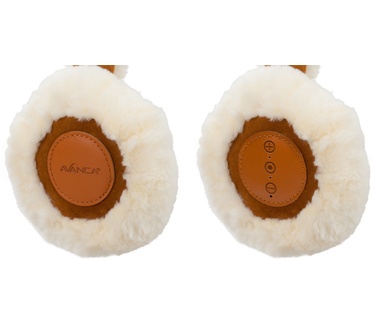 Avanca Earmuffs (Bruin, Wit)