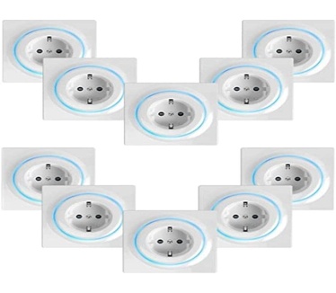 Fibaro Walli Outlet, type F, 10 stuks
