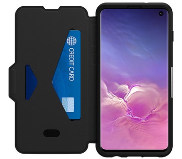 Otterbox Strada Premium Leather Folio Case Samsung Galaxy S10 Zwart (Galaxy S10) Zwart