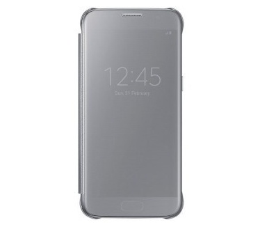 Samsung Galaxy S7 Clear View Cover - EF-ZG930CS - Silver