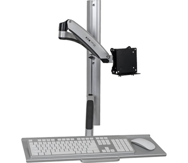 Tripp-Lite Single-Display Sit-Stand Wall-Mount Workstation with Thin-Client Mount
