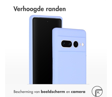 Accezz Liquid Silicone Backcover Google Pixel 7 Pro - Paars