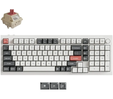 Keychron Q5 Ultra-M3 8K Wireless Custom Mechanical Keyboard, toetsenbord