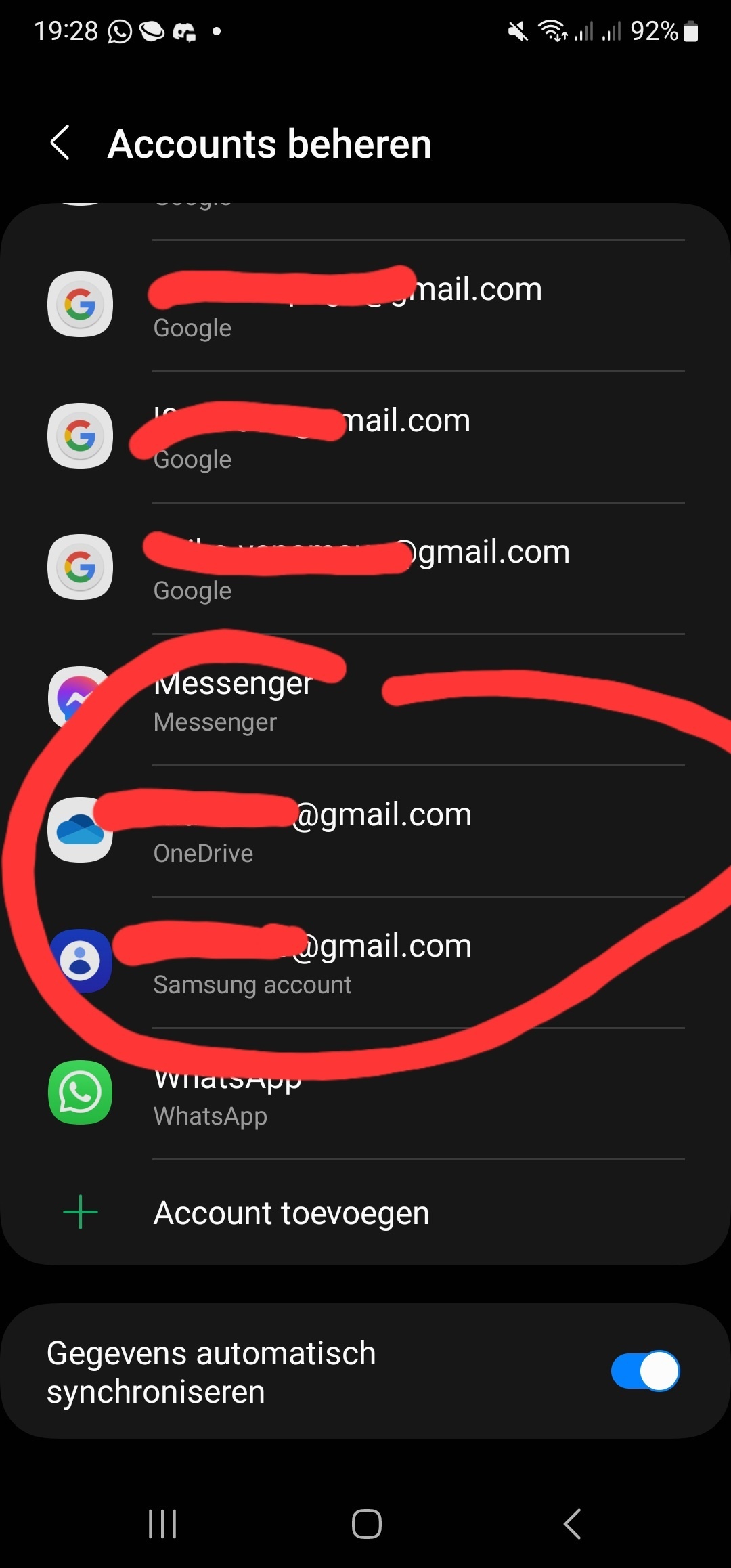 Gmail herstellen lukt niet en hosting GoT