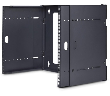 Startech.com 2-Post 6U Wandmonteerbaar Serverrack, Verstelbare Diepte tot 40cm (16in), Beugel voor 19 inch Server/Data/Netwerk Apparatuur, Open Frame, Max 40kg