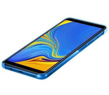 Samsung Galaxy A7 2018 (A750) Gradation Cover  Blauw