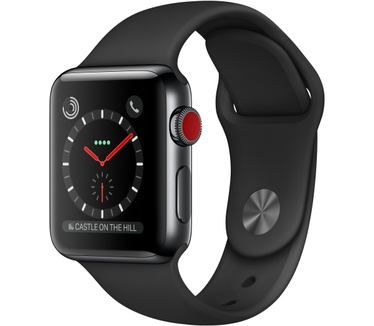 Apple Watch Series 3 Zwart (Zwart)