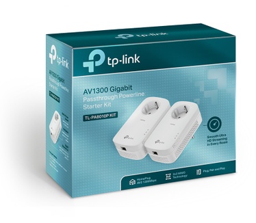 TP-Link AV1200 Gigabit Powerline met stopcontact startset TL-PA8010P KIT