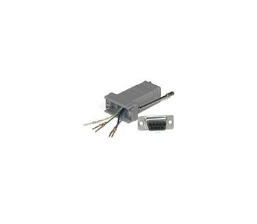 CablesToGo RJ12 / DB9M Modular Adapter