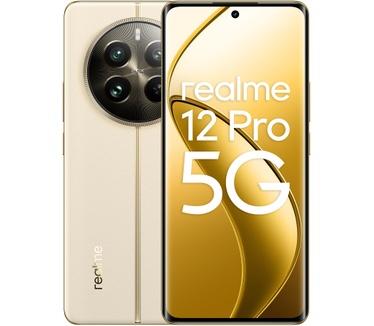 Realme 12 Pro, 12GB ram, 256GB opslag Beige