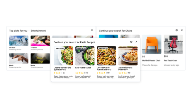 Google Chrome Cards