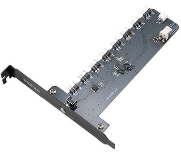 Akasa Akasa AK-RLD-04. Hostinterface: PCI. Kleur van het product: Zwart, Certificering: Gigabyte RGB Fusion, MSI Mystic Light, ASUS AURA, ASRock Polychrome, Razer Chroma RGB. Breedte: 135 mm, Diepte: 120 mm, Hoogte: 21,5 mm