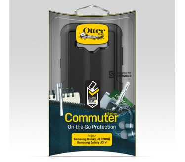 Otterbox Commuter Case Samsung Galaxy J3 (2016) Black (77-53923) (Samsung Galaxy J3 (2016)) Zwart