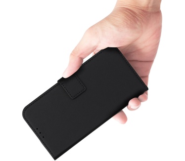 Mobiparts Classic Wallet Case Apple iPhone 16e Black (Magsafe Compatible)